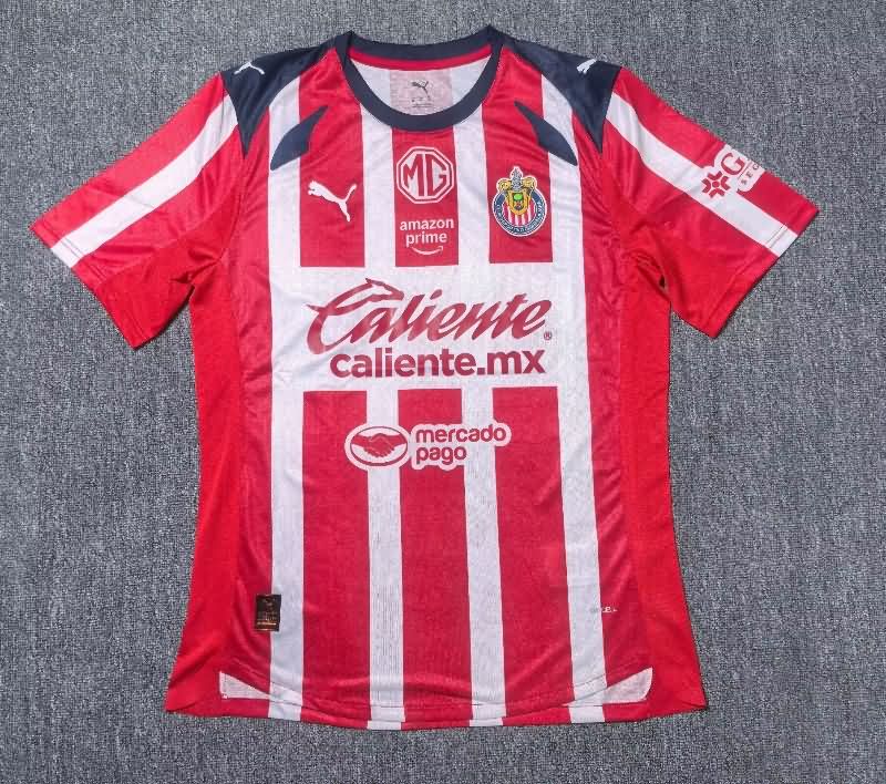 AAA(Thailand) Guadalajara Chivas 25/26 Home Soccer Jersey (Player)