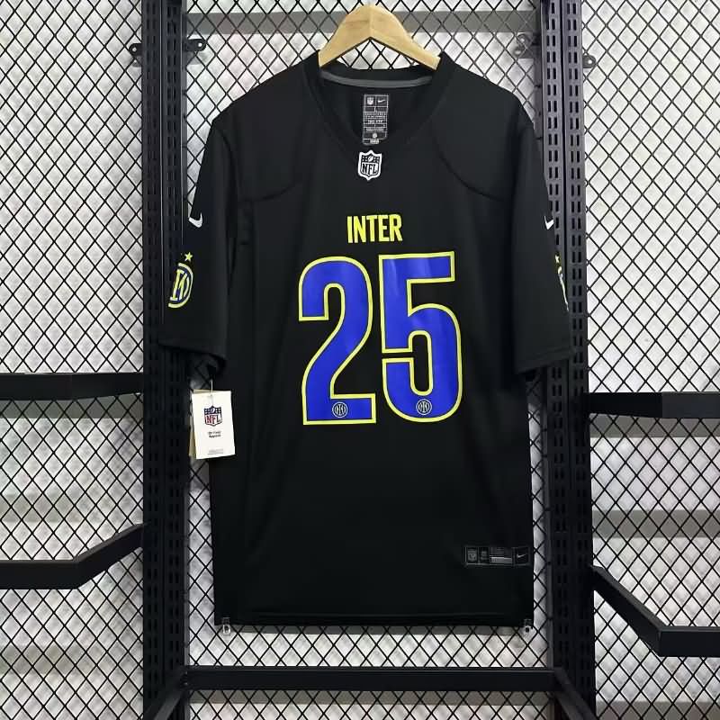 AAA(Thailand) Inter Milan 25/26 Black NFL Jersey