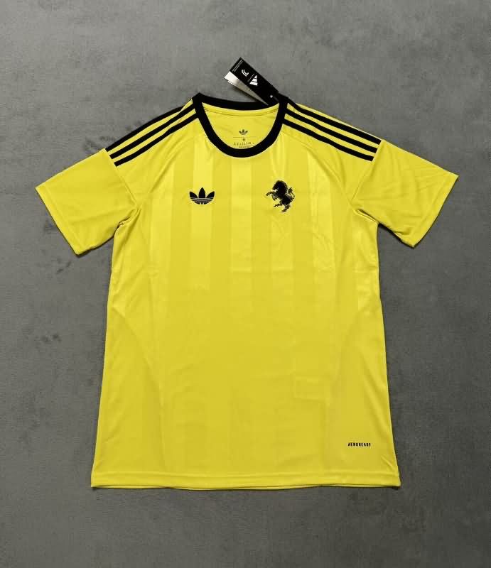 AAA(Thailand) Juventus 25/26 Goalkeeper Yellow Soccer Jersey