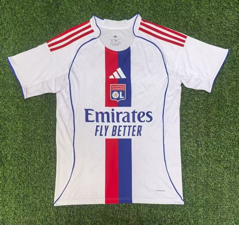 AAA(Thailand) Lyon 25/26 Home Soccer Jersey