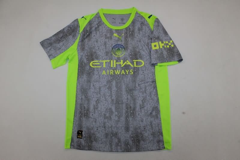AAA(Thailand) Manchester City 25/26 Grey Soccer Jersey