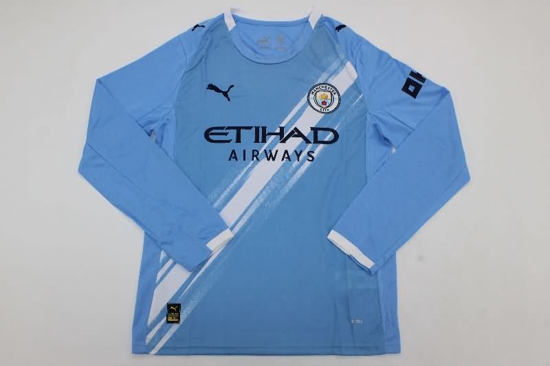 AAA(Thailand) Manchester City 25/26 Home Long Sleeve Soccer Jersey