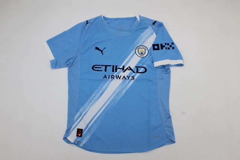 AAA(Thailand) Manchester City 25/26 Home Soccer Jersey (Player)