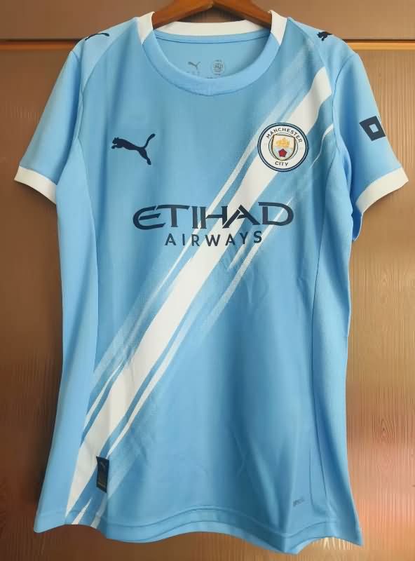 AAA(Thailand) Manchester City 25/26 Home Women Soccer Jersey Leaked