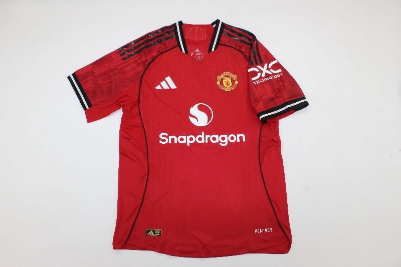 AAA(Thailand) Manchester United 25/26 Home Soccer Jersey (Player)