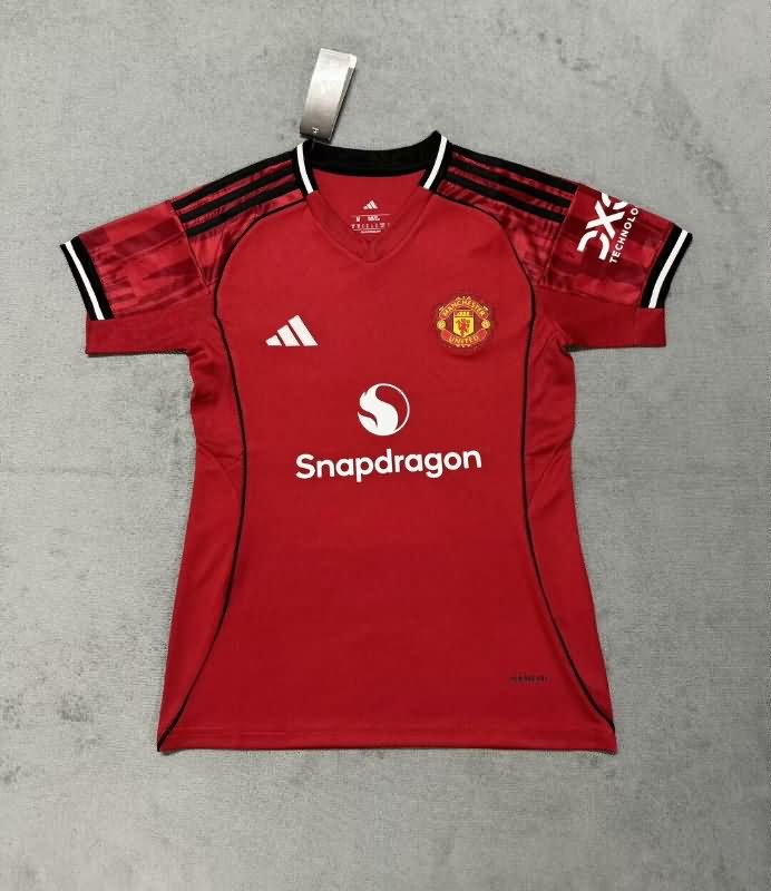 AAA(Thailand) Manchester United 25/26 Home Women Soccer Jersey