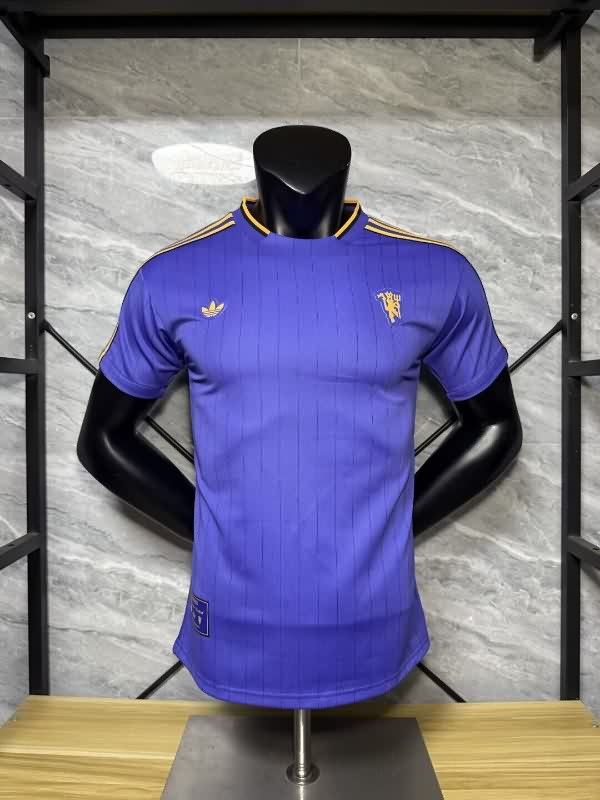 AAA(Thailand) Manchester United 25/26 Purple Soccer Jersey(Player)