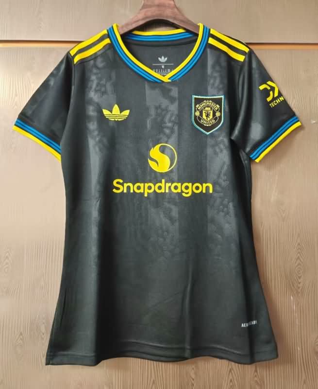 AAA(Thailand) Manchester United 25/26 Third Women Soccer Jersey Leaked