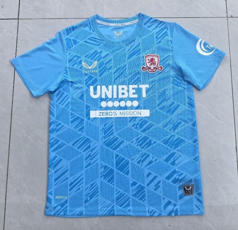 AAA(Thailand) Middlesbrough 25/26 Goalkeeper Blue Soccer Jersey