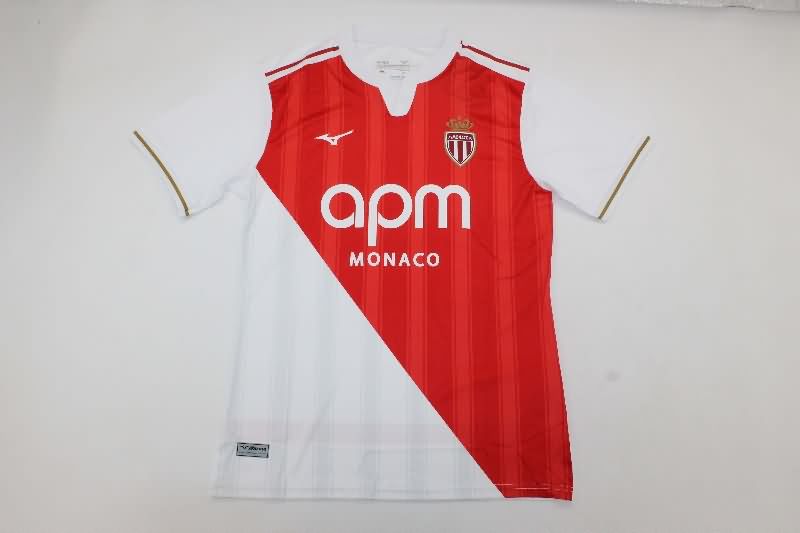 AAA(Thailand) Monaco 25/26 Home Soccer Jersey (Player)