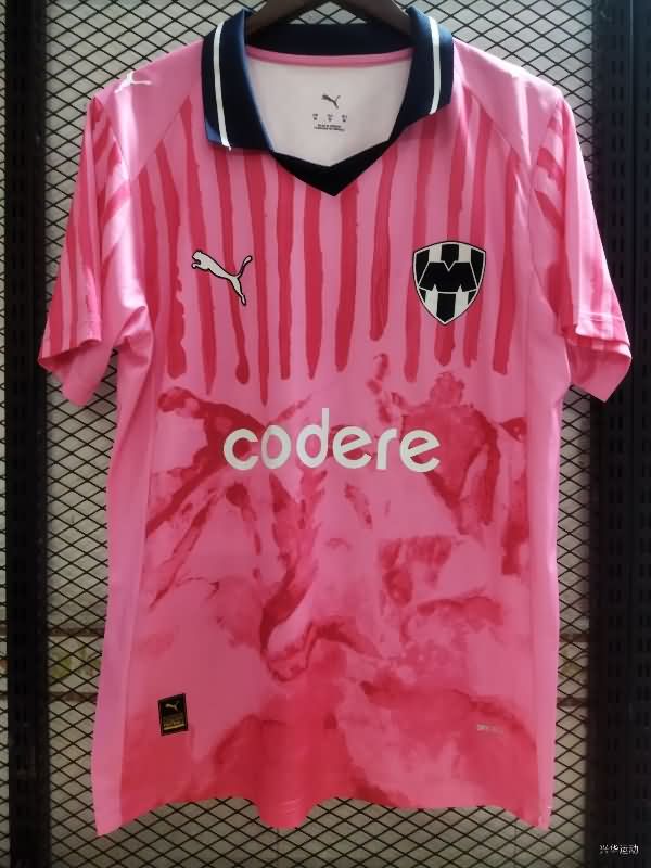 AAA(Thailand) Monterrey 25/26 Goalkeeper Pink Soccer Jersey