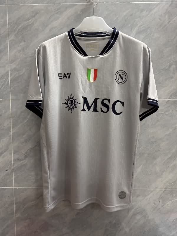 AAA(Thailand) Napoli 25/26 Goalkeeper Grey Soccer Jersey