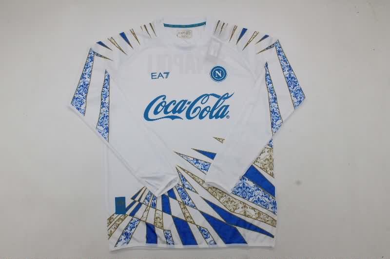 AAA(Thailand) Napoli 25/26 Training Long Sleeve Soccer Jersey