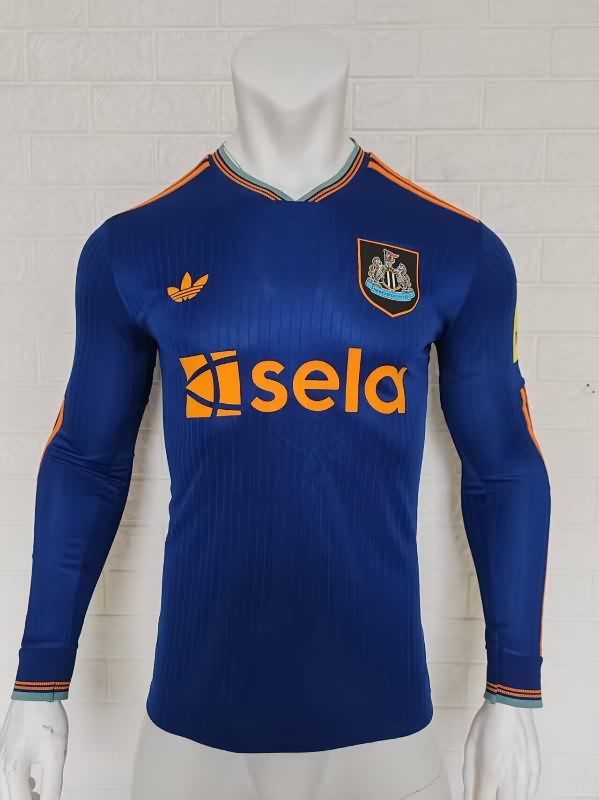 AAA(Thailand) Newcastle United 25/26 Third Long Sleeve Soccer Jersey (Player)