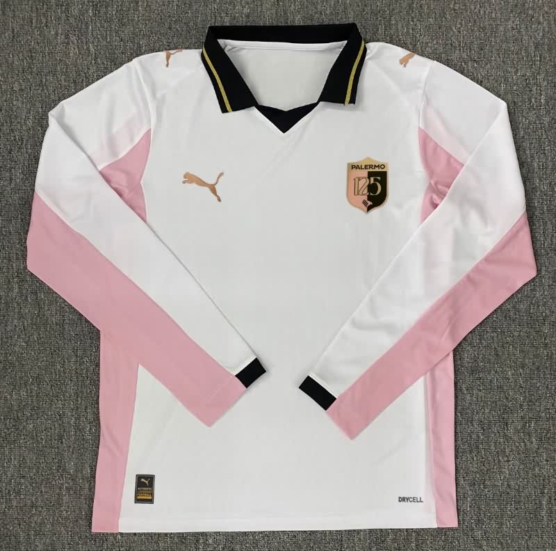 AAA(Thailand) Palermo 25/26 125th Anniversary Long Sleeve Soccer Jersey