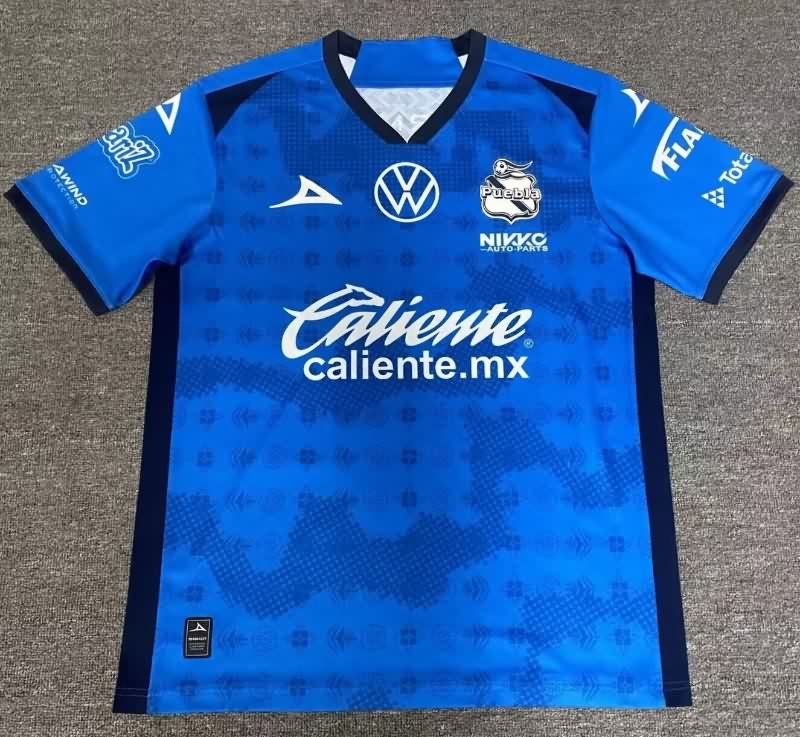 AAA(Thailand) Puebla 25/26 Goalkeeper Dark Blue Soccer Jersey (Player)