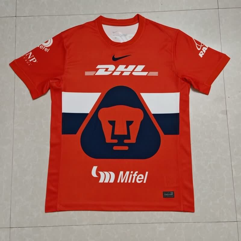 AAA(Thailand) Pumas UNAM 25/26 Goalkeeper Orange Soccer Jersey