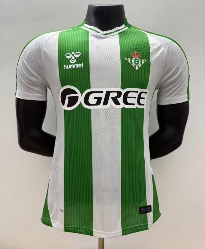 AAA(Thailand) Real Betis 25/26 Home Soccer Jersey (Player)