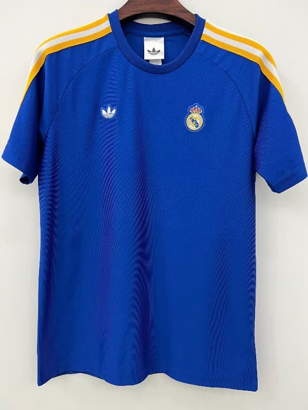 AAA(Thailand) Real Madrid 25/26 Blue Soccer Jersey 02