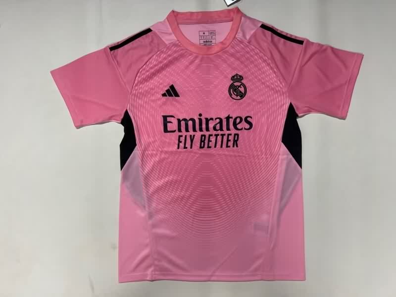 AAA(Thailand) Real Madrid 25/26 Goalkeeper Pink Soccer Jersey