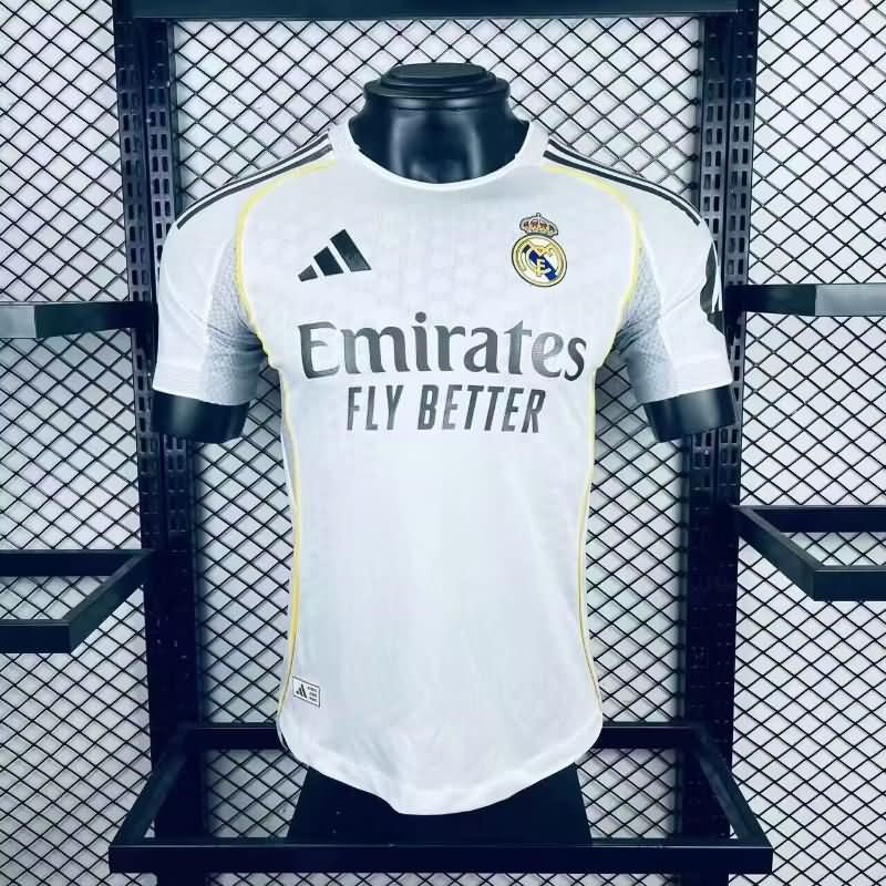 AAA(Thailand) Real Madrid 25/26 Home Soccer Jersey (Player)