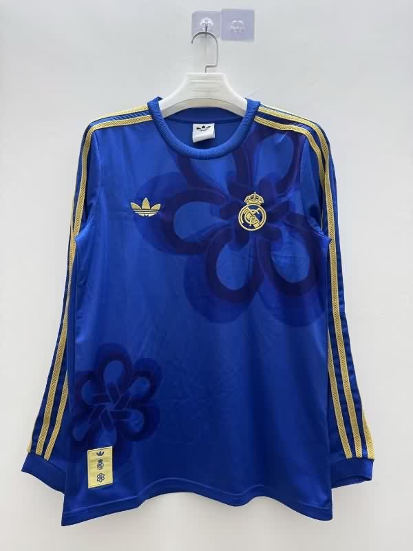 AAA(Thailand) Real Madrid 25/26 Special Long Sleeve Soccer Jersey 03