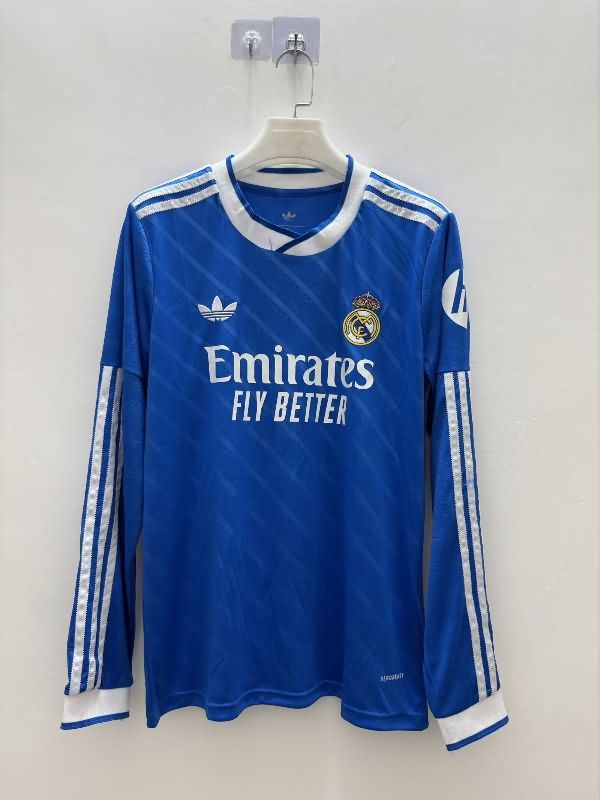 AAA(Thailand) Real Madrid 25/26 Third Long Sleeve Soccer Jersey Leaked