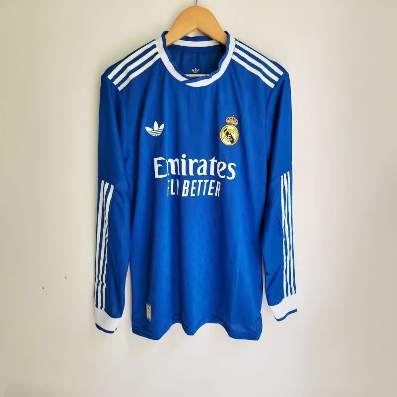 AAA(Thailand) Real Madrid 25/26 Third Long Sleeve Soccer Jersey (Player)