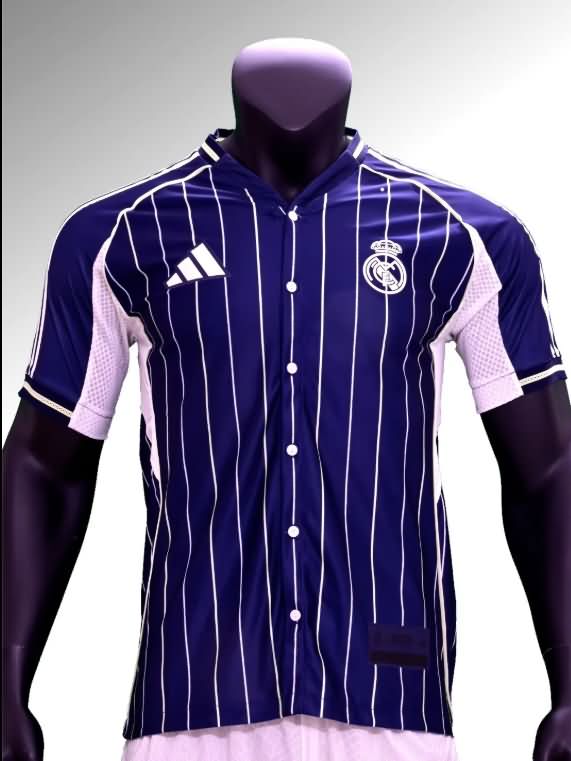 AAA(Thailand) Real Madrid 25/26 Travel Purple Soccer Jersey (Player)