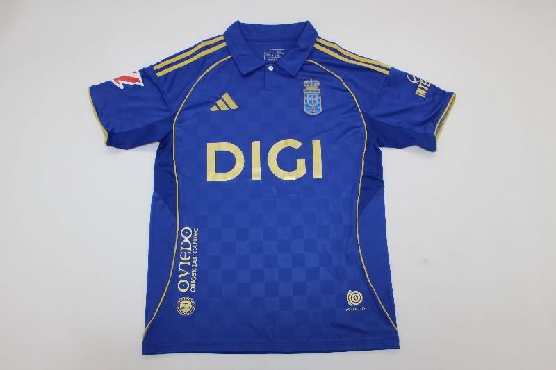 AAA(Thailand) Real Oviedo 25/26 Home Soccer Jersey