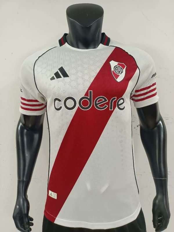 AAA(Thailand) River Plate 2025 Home Soccer Jersey (Player)