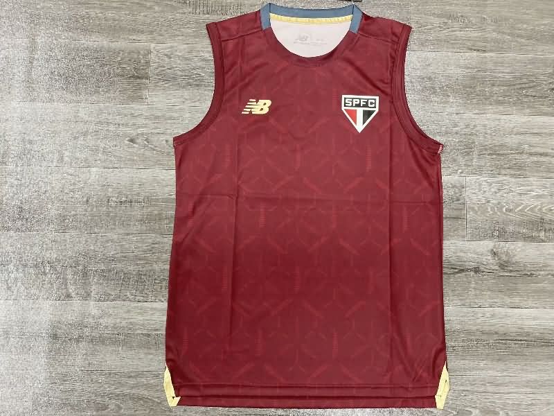 AAA(Thailand) Sao Paulo 2025 Training Vest Soccer Jersey 02