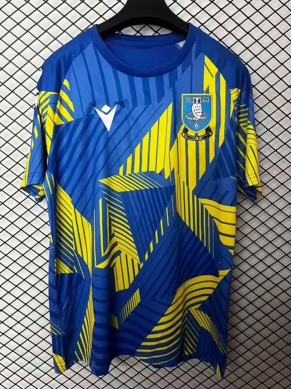 AAA(Thailand) Sheffield Wednesday 25/26 Training Soccer Jersey