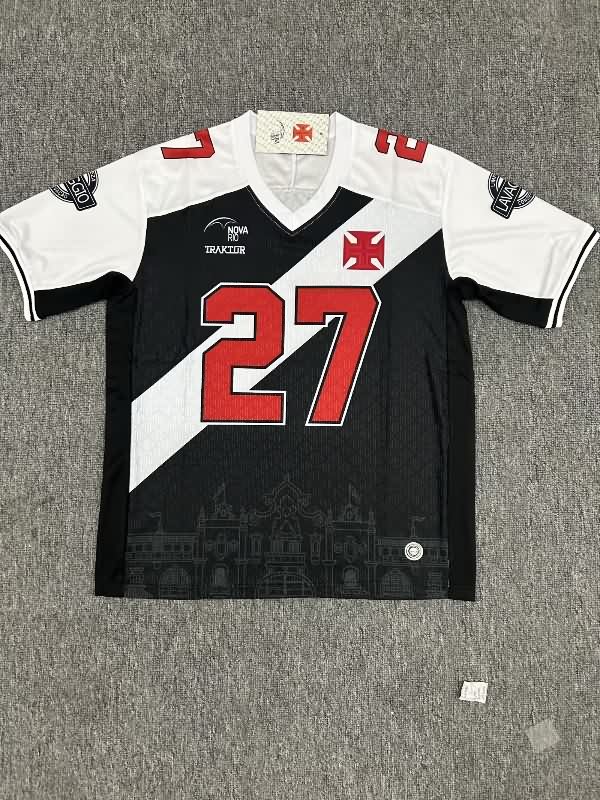 AAA(Thailand) Vasco Da Gama 2025 Black NFL Jersey 02
