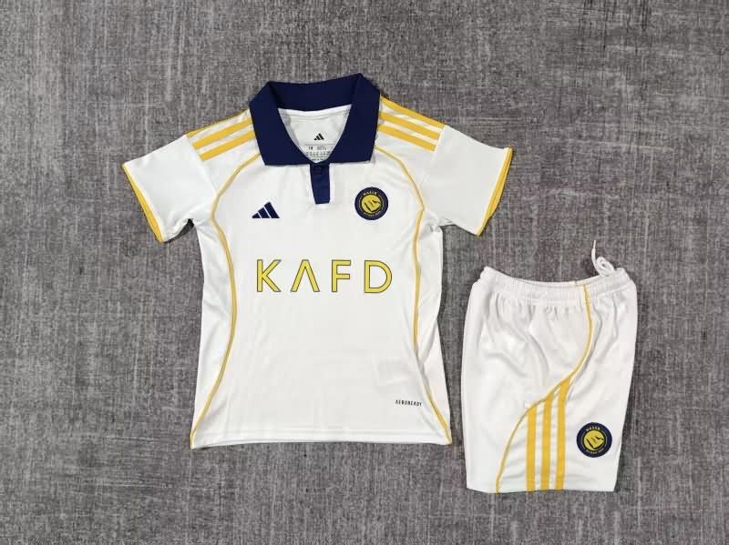 Al Nassr FC 25/26 Kids Third Soccer Jersey And Shorts