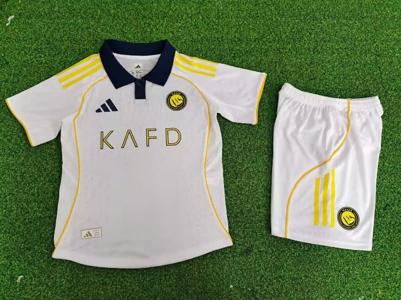Al Nassr FC 25/26 Kids Third Soccer Jersey And Shorts (Player)