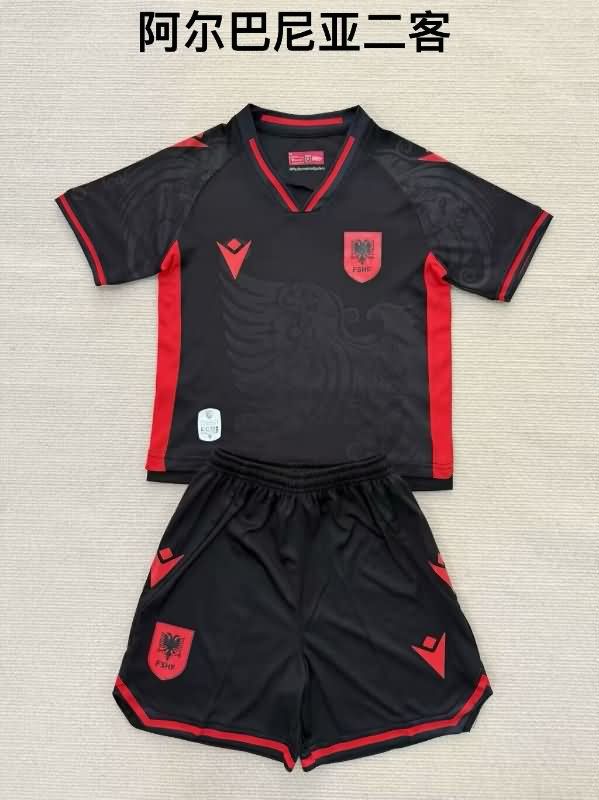 Albania 2025 Kids Third Soccer Jersey And Shorts