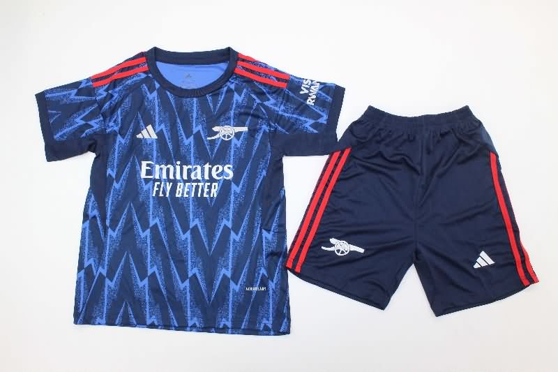 Arsenal 25/26 Kids Away Soccer Jersey And Shorts