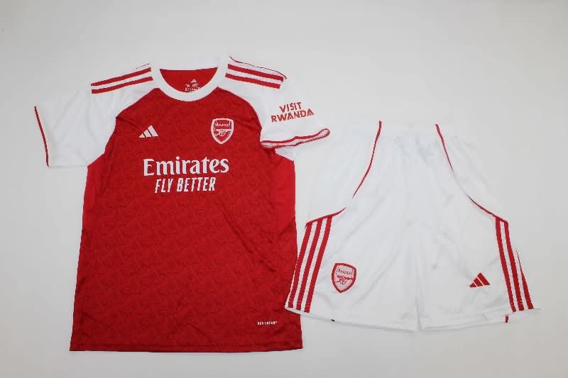 Arsenal 25/26 Kids Home Soccer Jersey And Shorts