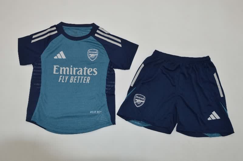 Arsenal 25/26 Kids Training Soccer Jersey And Shorts (Player)