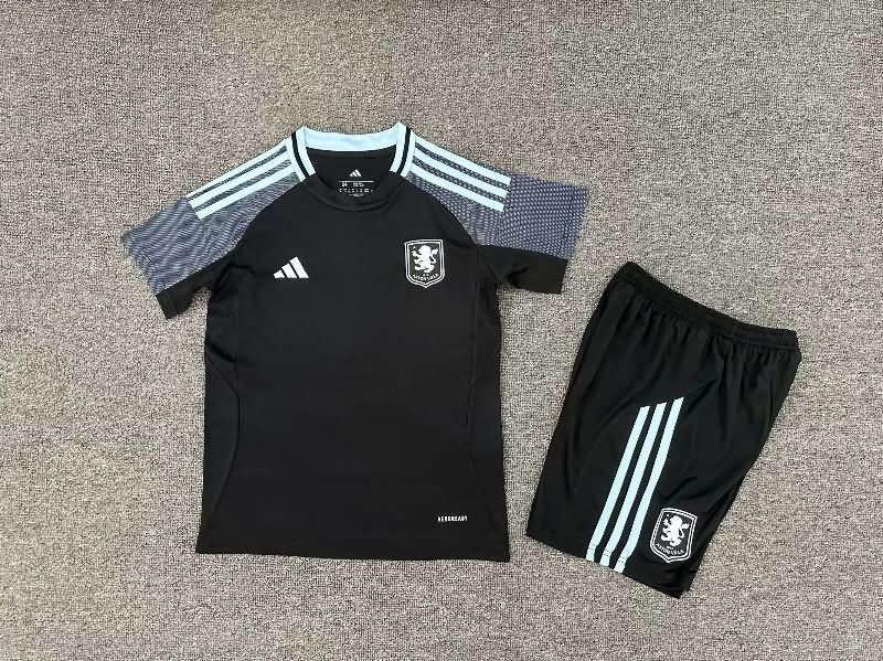 Aston Villa 25/26 Kids Away Soccer Jersey And Shorts