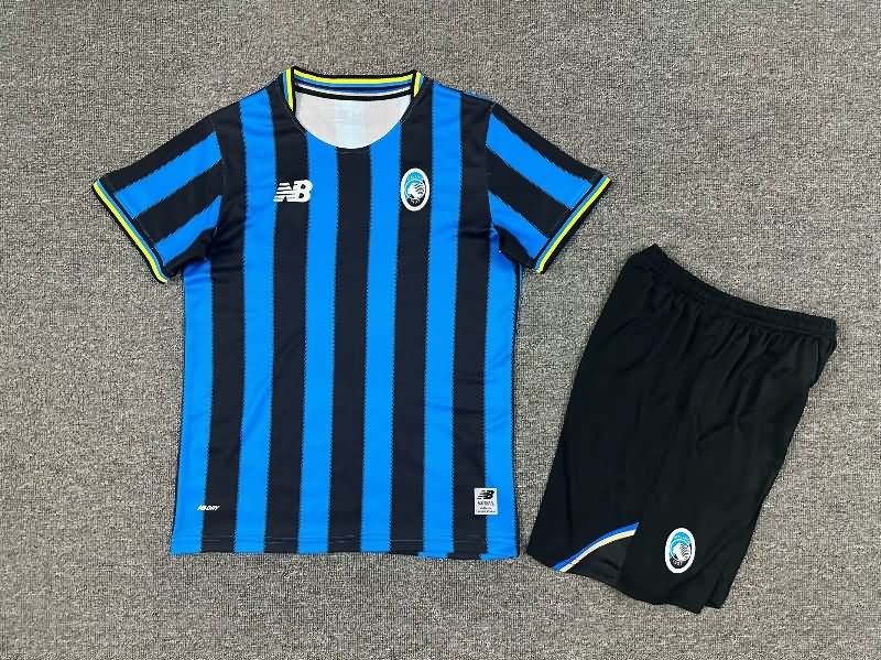 Atalanta BC 25/26 Kids Home Soccer Jersey And Shorts