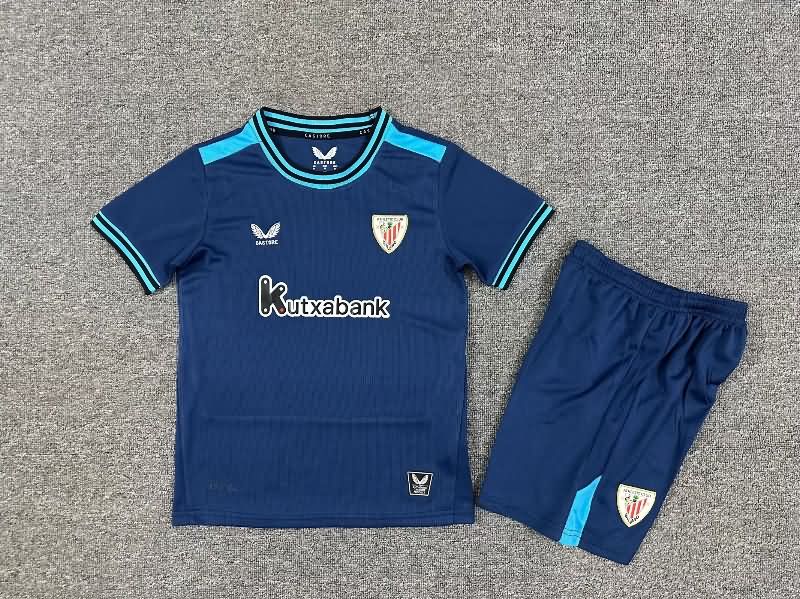 Athletic Bilbao 25/26 Kids Away Soccer Jersey And Shorts