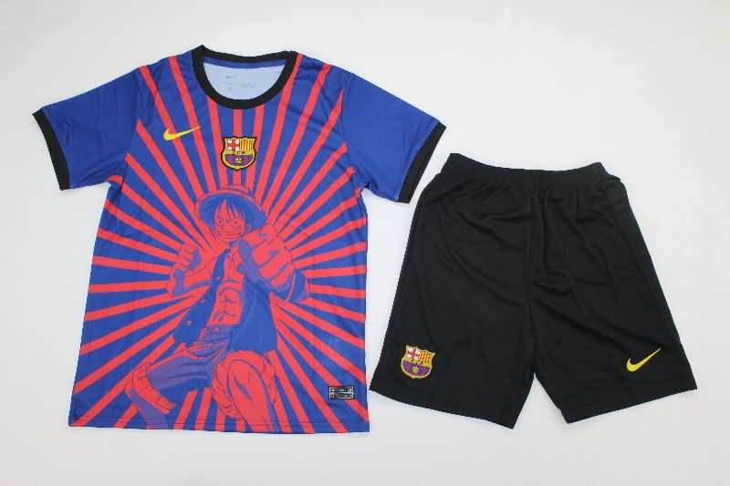 Barcelona 25/26 Kids Special Soccer Jersey And Shorts