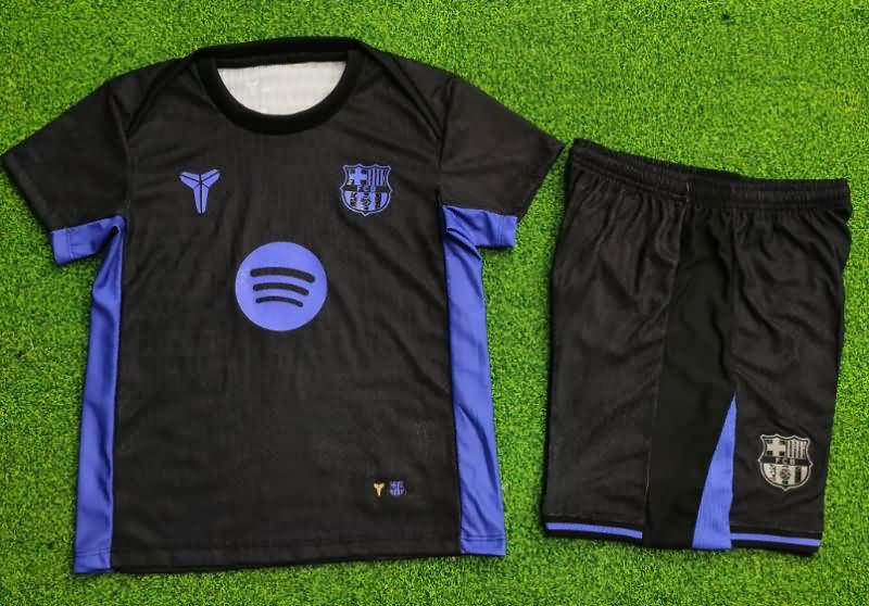Barcelona 25/26 Kids Training Soccer Jersey And Shorts (Player)