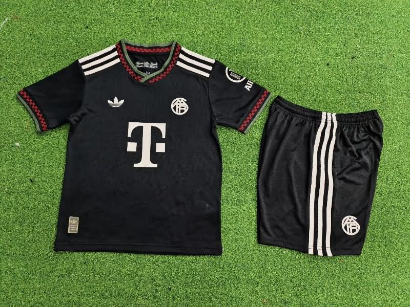 Bayern Munich 25/26 Kids Third Soccer Jersey And Shorts (Player)