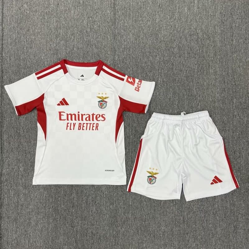 Benfica 25/26 Kids Third Soccer Jersey And Shorts