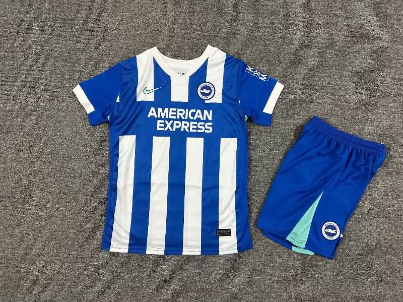 Brighton 25/26 Kids Home Soccer Jersey And Shorts