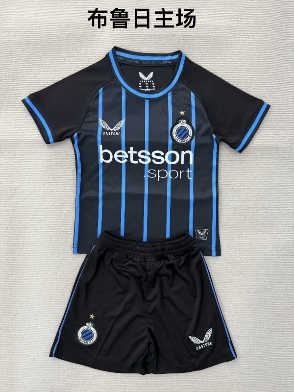 Brugge 25/26 Kids Home Soccer Jersey And Shorts
