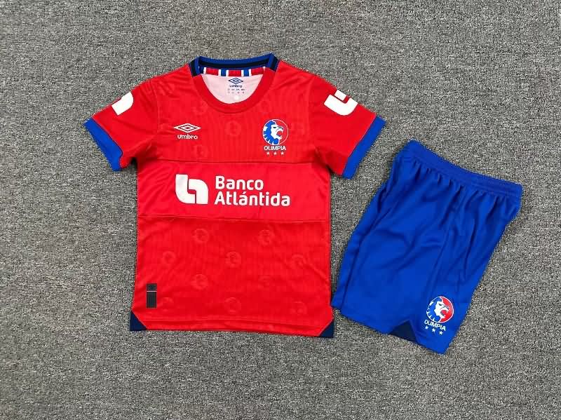 CD Olimpia 25/26 Kids Away Soccer Jersey And Shorts